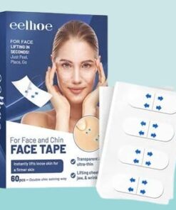 60PCS Anti-Wrinkle Beauty Patches – Safe Ingredients, Waterproof, Breathable & Portable Face Lifting Tape - GloreeWorld