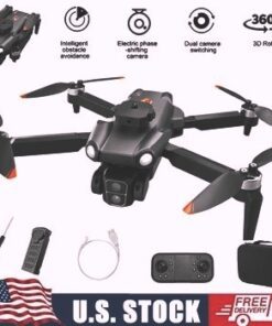 S119 8K Dual Camera Brushless Drone – Smart Obstacle Avoidance, WiFi FPV, Foldable Mini RC Quadcopter for Aerial Photography & Gifts