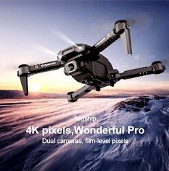 2024 XT6 Mini Drone – 4K & 1080P HD Camera, WiFi FPV, Air Pressure Altitude Hold, Foldable RC Quadcopter, Perfect Kids & Boys Gift