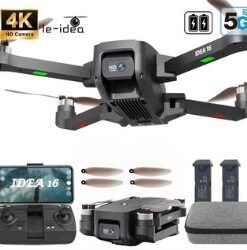 IDEA16 Drone 4K Dual Camera – 5G WiFi, Brushless Motor, 2 Batteries - GloreeWorld